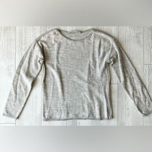Athleta Gray Crew Neck Sweater